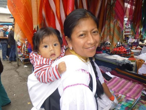 Auf dem Markt in Otavalo