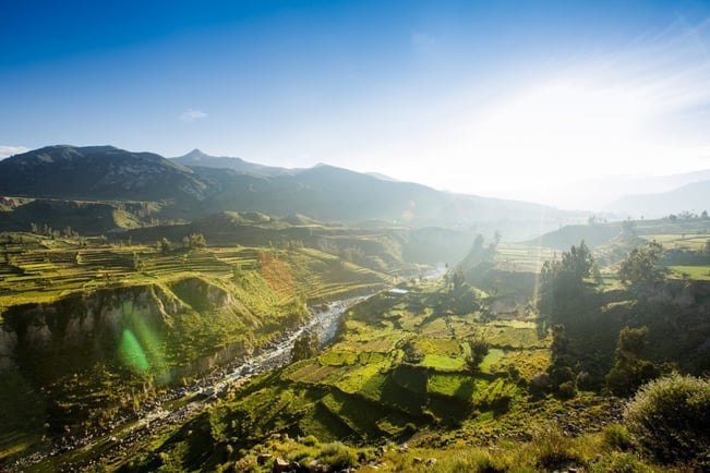 Inka-Terassen im Colca-Tal