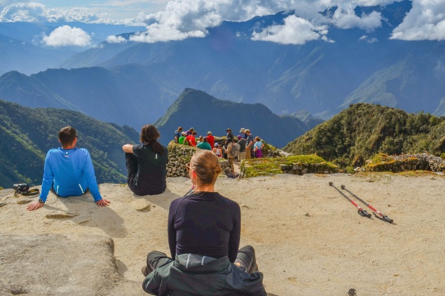 Bis zu den traumhaften Aussichten nahe Machu Picchu ist es für viele ein steiler und anstrengender Weg. 