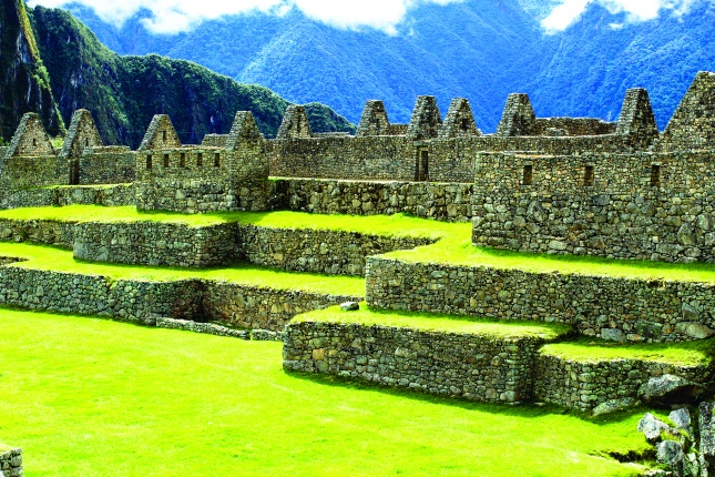 Die Ruinenstadt Choquequira hat einen ähnlichen Aufbau wie die berühmteste Inkastätte Machu Picchu
