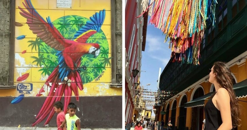 Streetart an der Plaza Matriz in Callao. Quelle: A.Pröckl/ B. Köhel Soldevilla. 