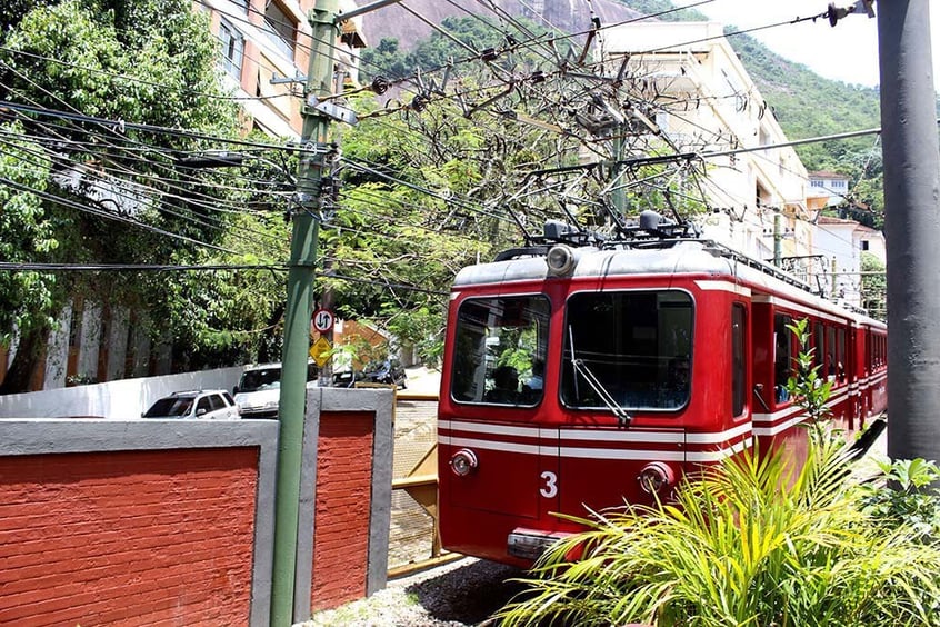 Zahnradbahn in Rio de Janeiro