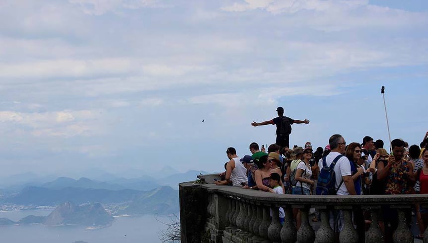 Auf der Spitze des Corcovados