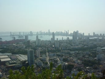 Sicht auf Cartagena 
