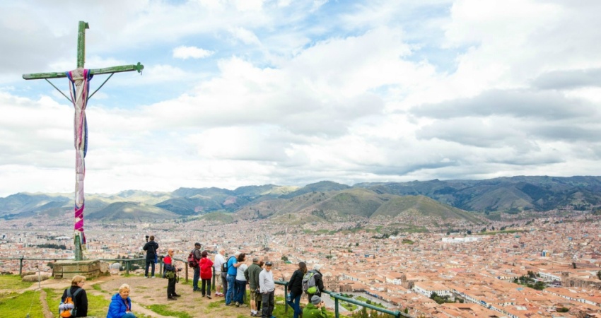 Blick über Cusco.