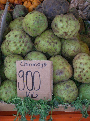 Exotische Früchte: chirimoya