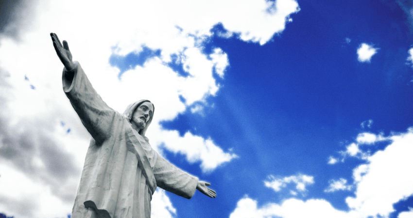 Cristo Blanco über Cusco.